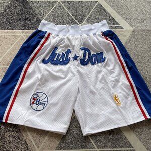 Philadelphia 76ers White Basketball Shorts